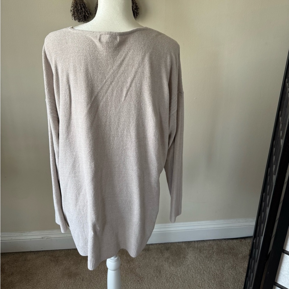 Barefoot Dreams Cozychic Women's V-Neck Sweater - Picture 8 of 8